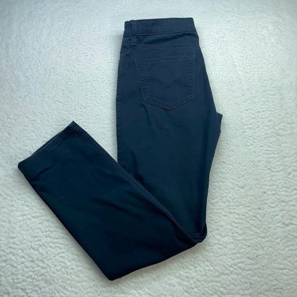 Levis 511 Slim Fit Jeans Mens 33x32 Black All Seasons Tech Pants - Picture 1 of 9